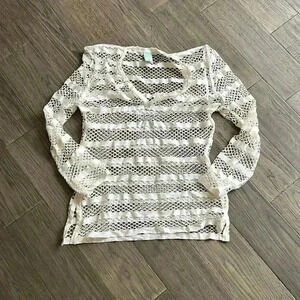 MOON Splash | White fish  net bathing cover